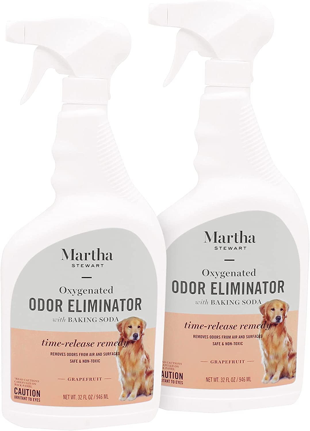 for Pets Oxypowered Timerelease Odor Eliminator Effective Carpet Odor Neutralizer and Pet Stain Deodorizer, Fresh Citrus Grapefruit Scent, 32 Ounces (Pack of 2)(64 Oz Total)